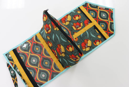 Carry Onward All in One Tote Bag in Fire Flowers