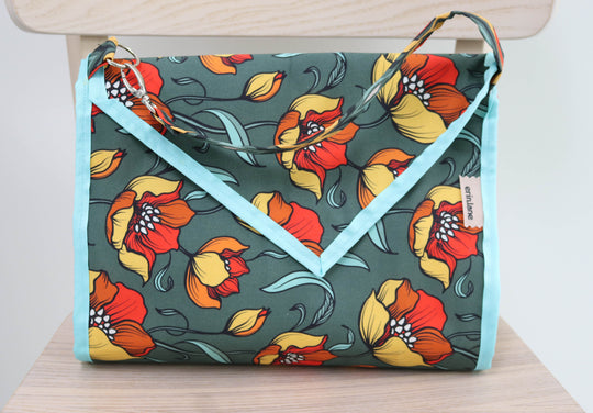 Carry Onward All in One Tote Bag in Fire Flowers