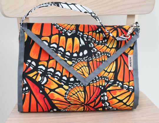 Carry Onward All in One Tote Bag in Flight of the Monarch