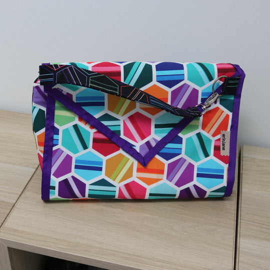 Carry Onward All in One Project Tote in Hexagonal Hues