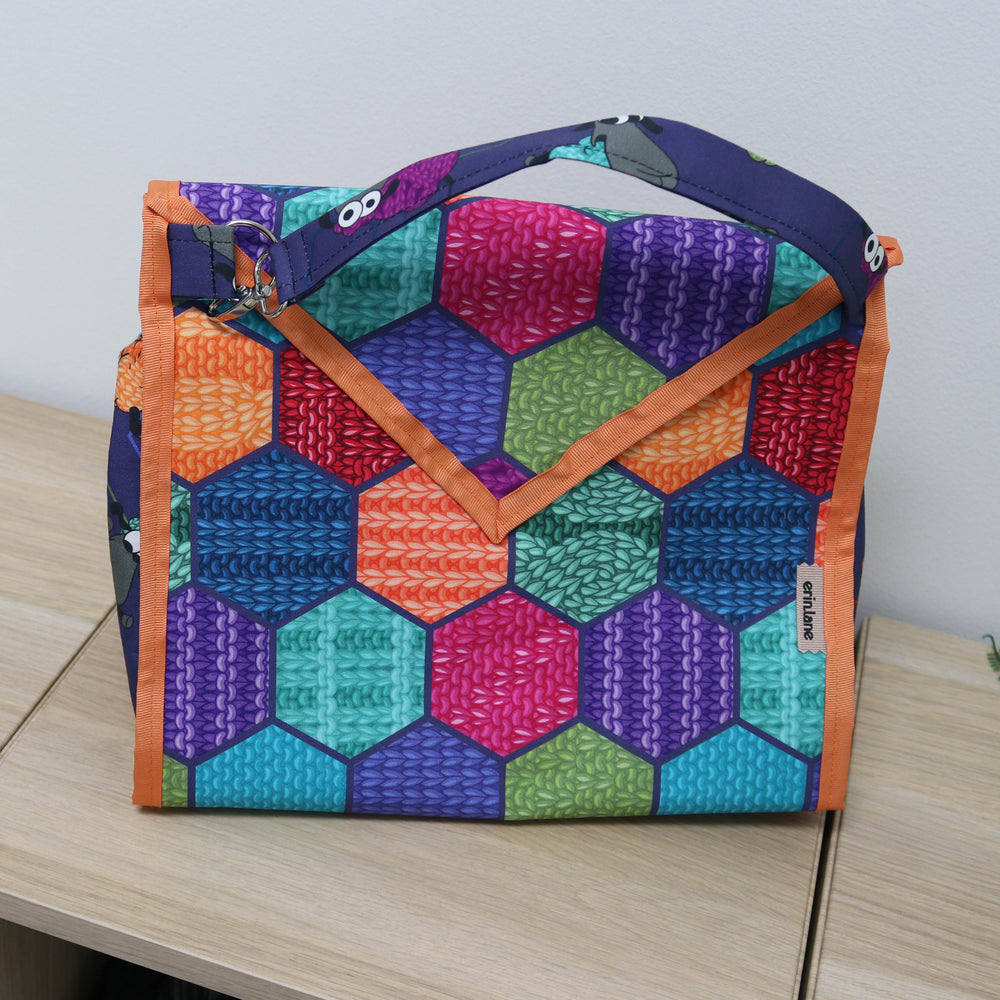 Carry Onward All in One Project Tote in Hexi Sheeple