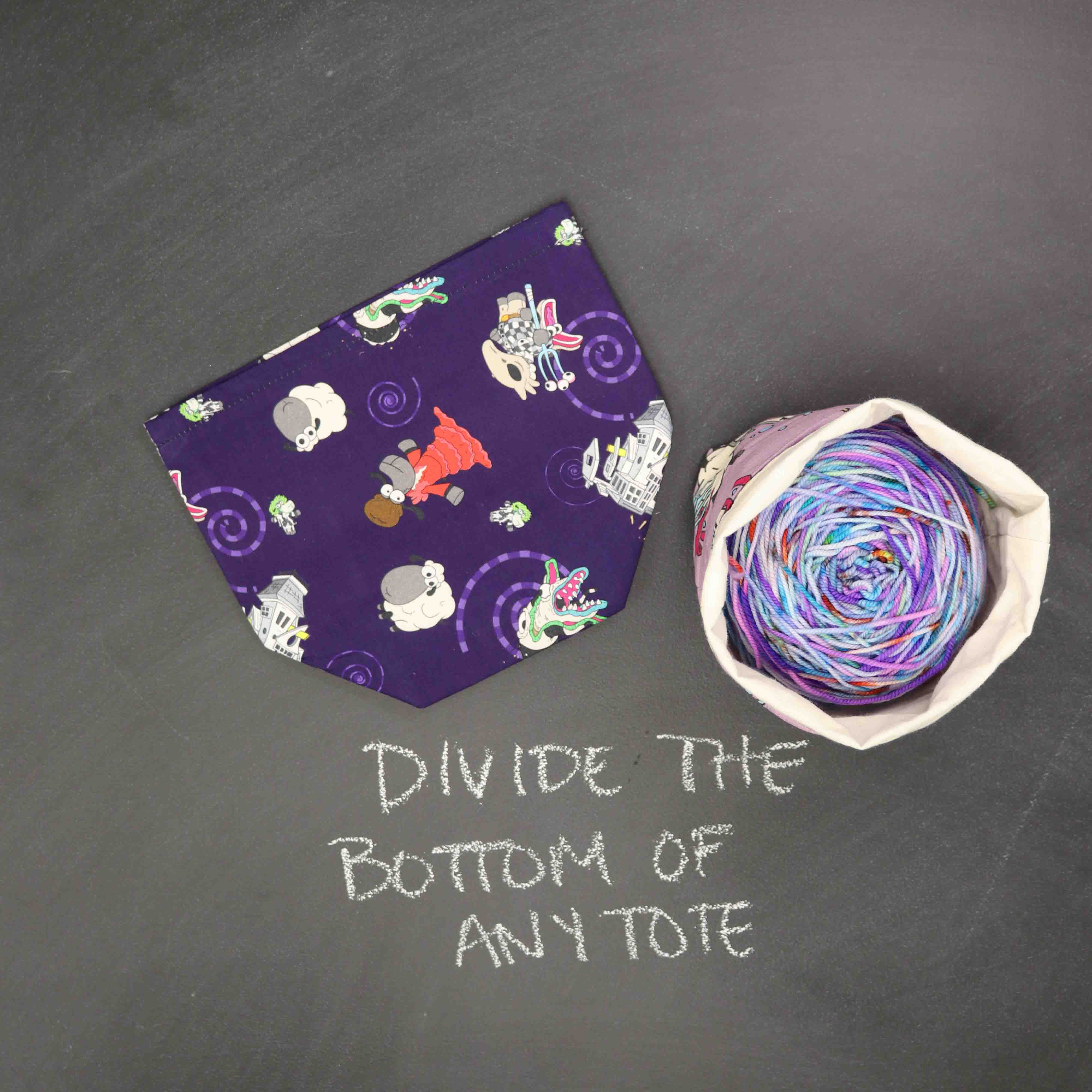 Project Pal Yarn Bowl Knitting & Crochet Yarn Organizer for Totes