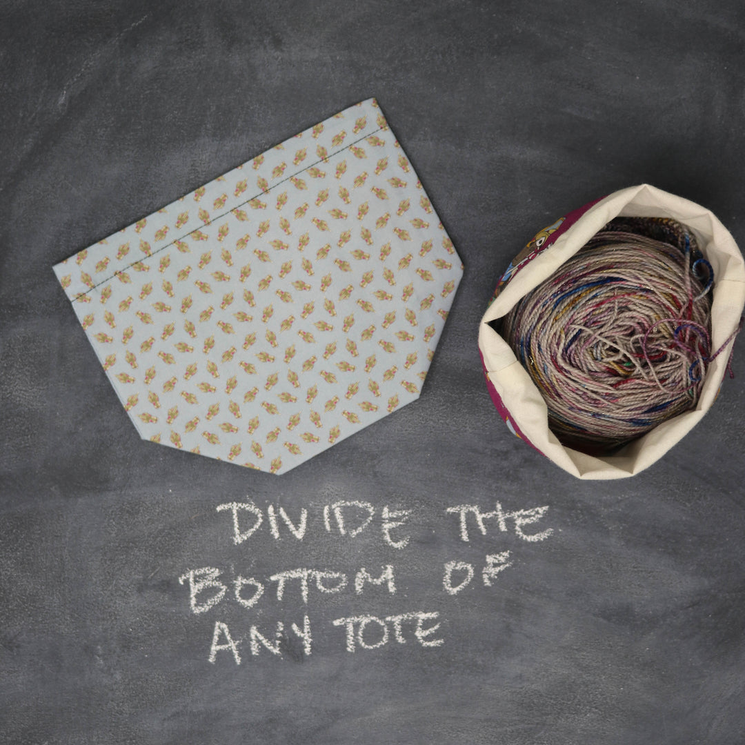 Project Pal Yarn Bowl and Tote Divider in Flipping Zombies