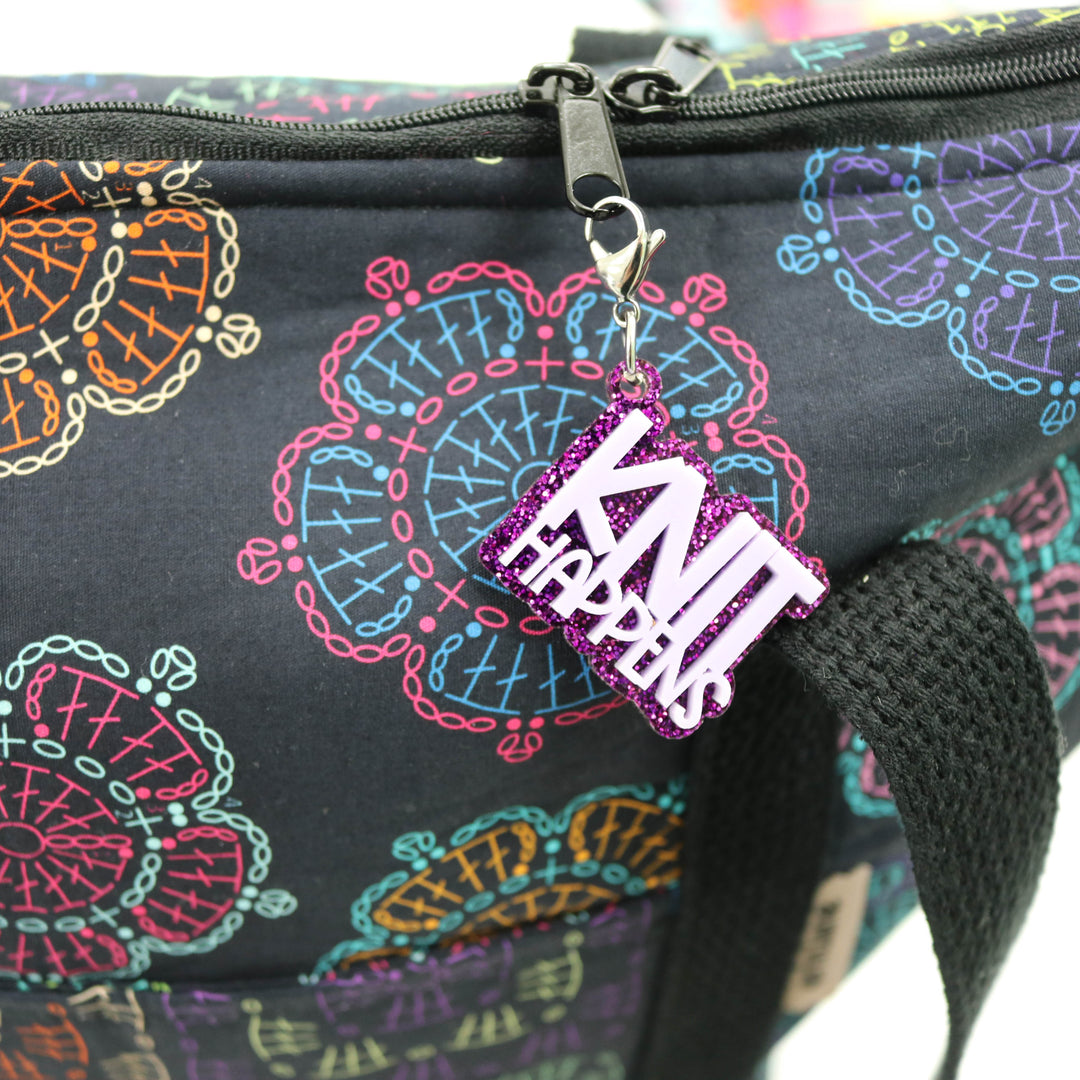 Stacked Acrylic Saying Charm