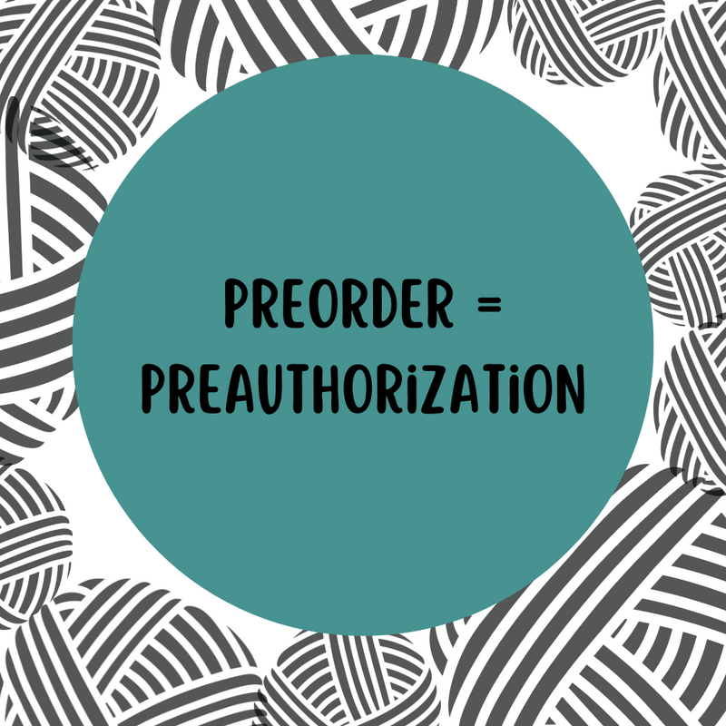 App Test  Preorder = Preauthorization