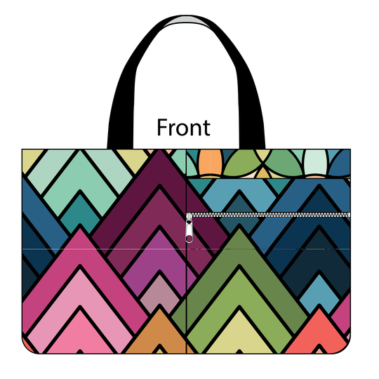 Side Kick Tote Bag in Rainbow Connection