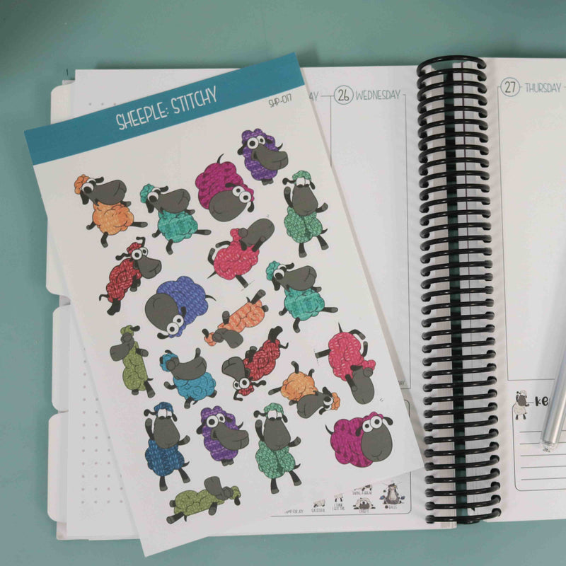 Planner Stickers Stitchy Sheeple