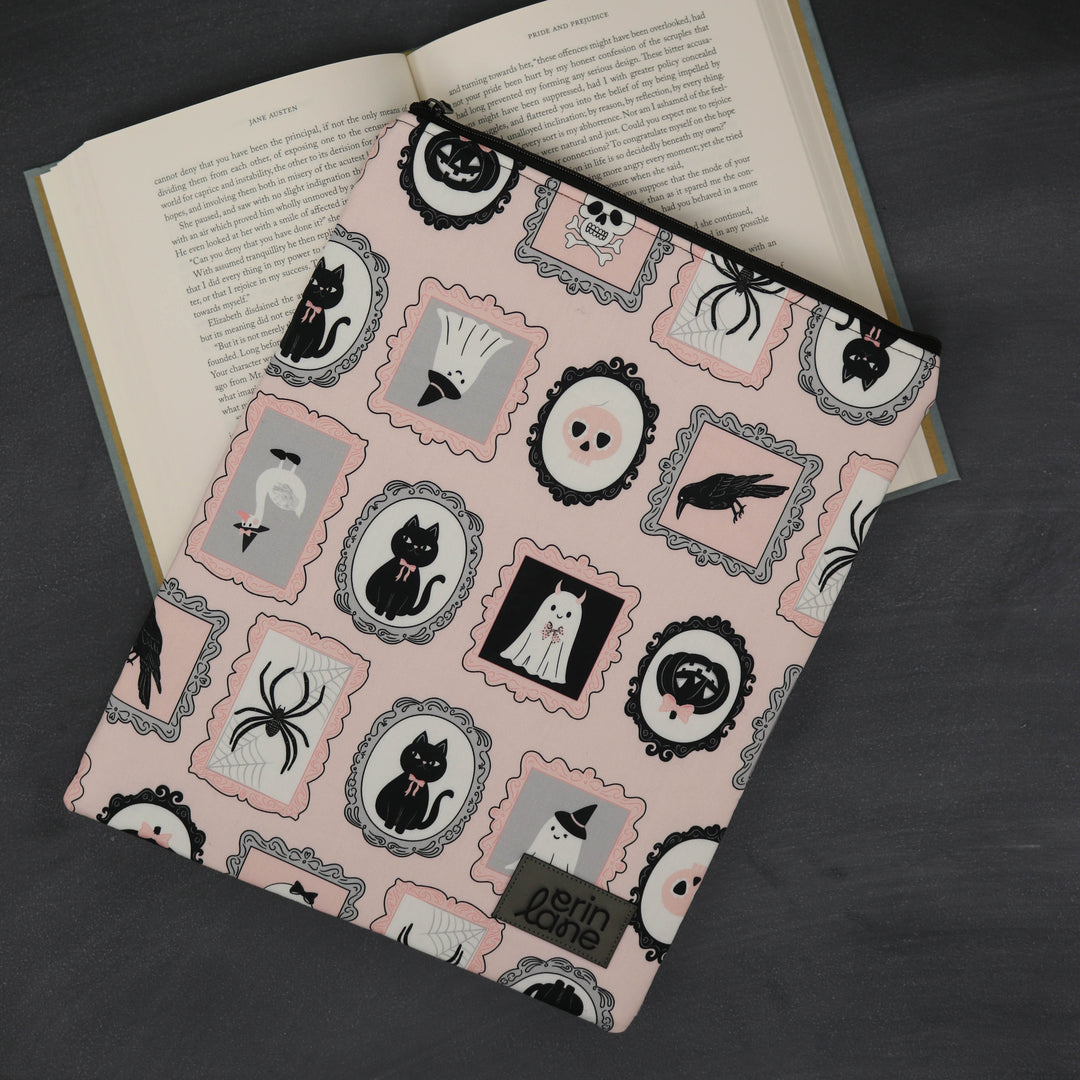 Book and Tablet Case Cover in Gothic Dollhouse