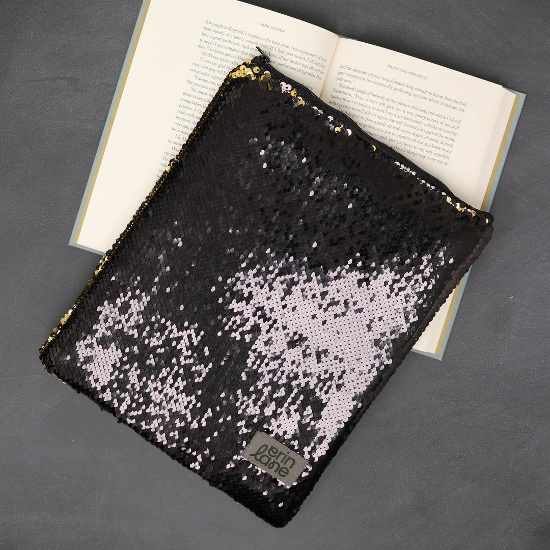 Limited Edition Book and Tablet Case Cover in Dragon Quad Sequins
