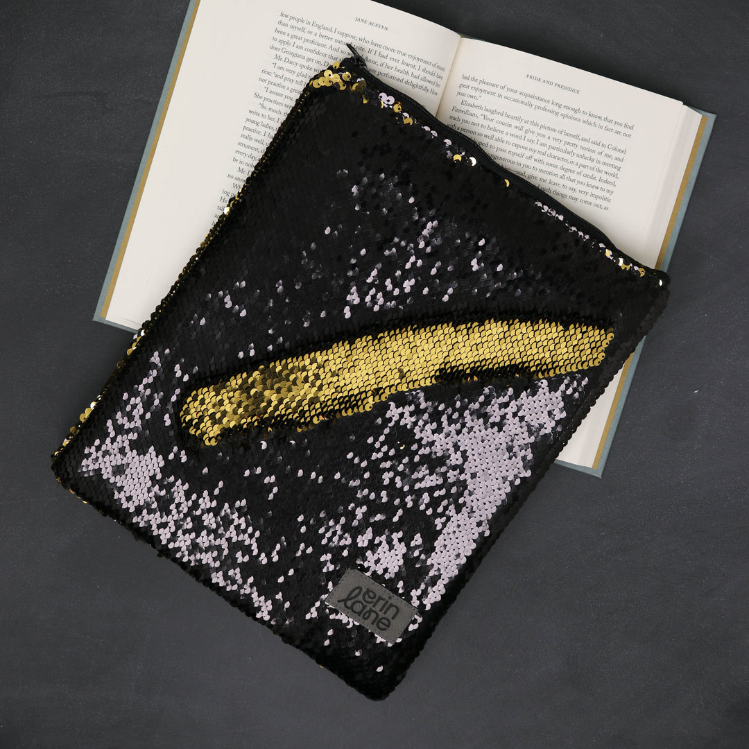 Limited Edition Book and Tablet Case Cover in Dragon Quad Sequins