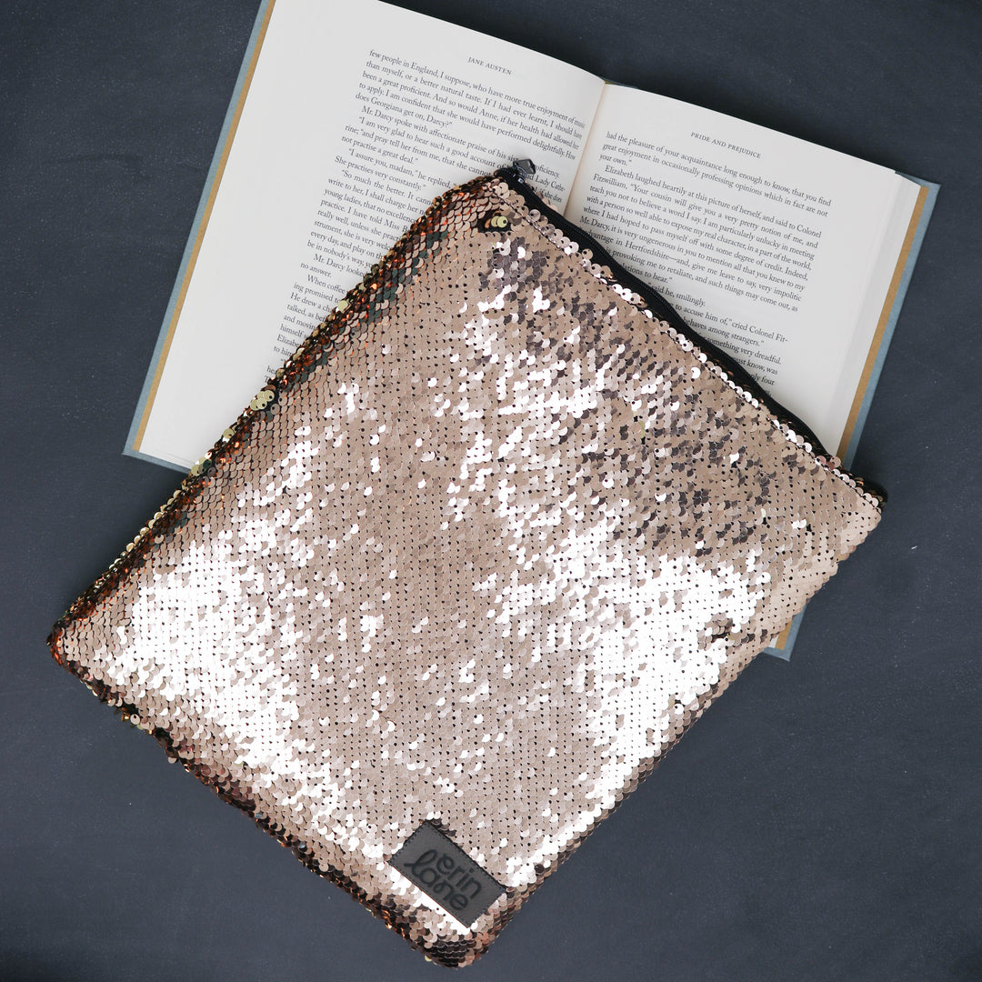 Limited Edition Book and Tablet Case Cover in Rivals to Lovers Sequins