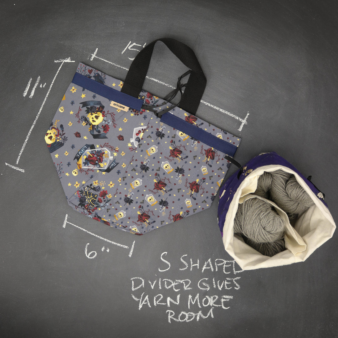 Super Twofer Project Tote Bag in Be Still My Beating Heart