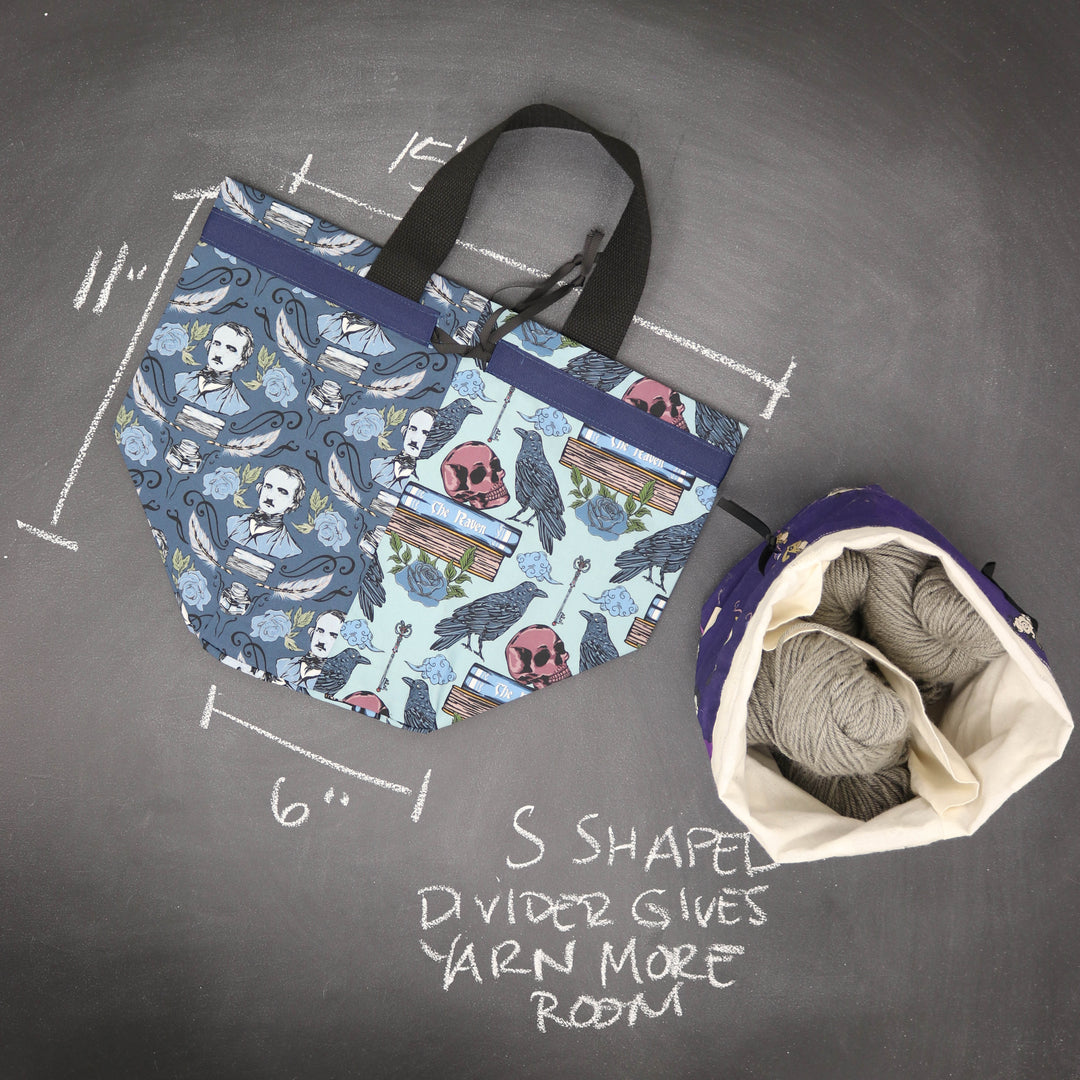 Super Twofer Project Tote Bag in The Raven