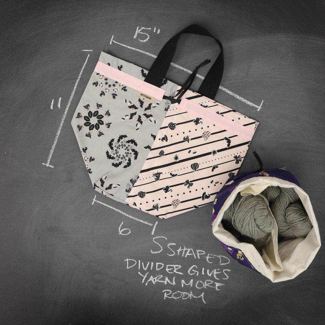 Super Twofer Project Tote Bag in Sugarplum Nightmares