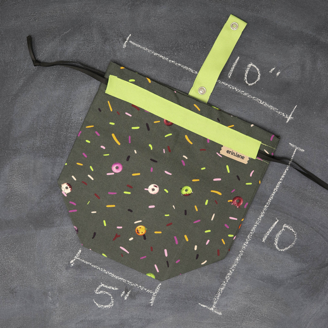 Sock Project Bag in Spooky Sprinkles