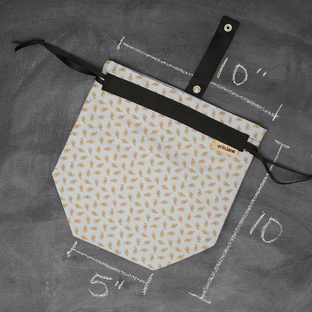 Sock Project Bag in Flipping Zombies