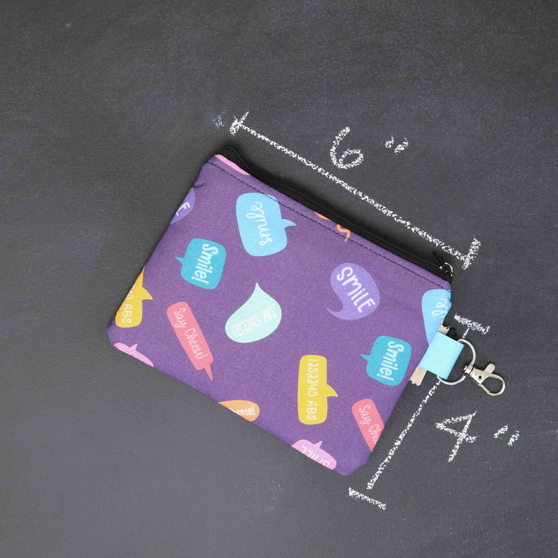 Tiny Trip Double Zippered Wallet in Take Only Memories