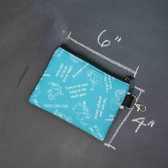 Tiny Trip Double Zippered Wallet n Crafting Sheeple