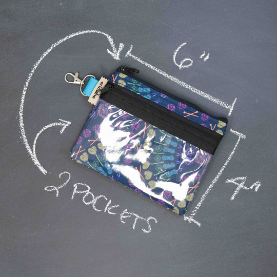 Tiny Trip Double Zippered Wallet in How It's Made