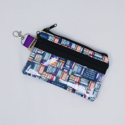 Tiny Trip Double Zipper Wallet in No Shelf Control