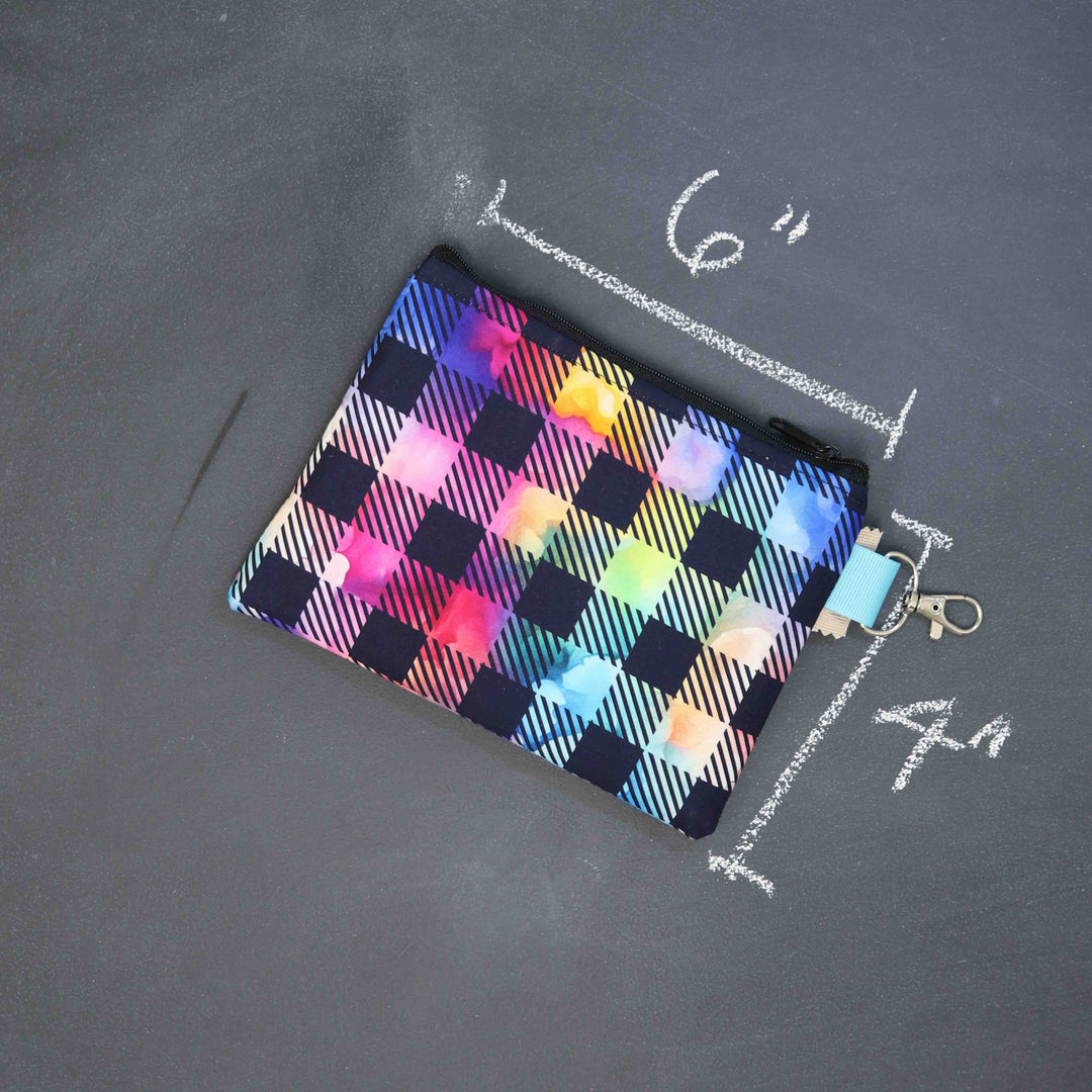 Tiny Trip Double Zippered Wallet in The Tooth is Out There