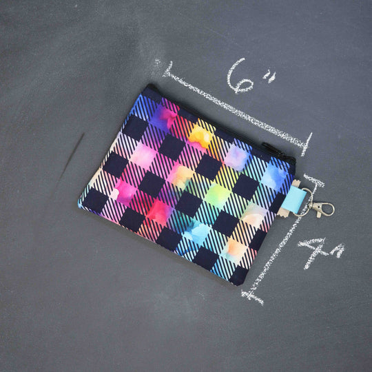 Tiny Trip Double Zippered Wallet in The Tooth is Out There