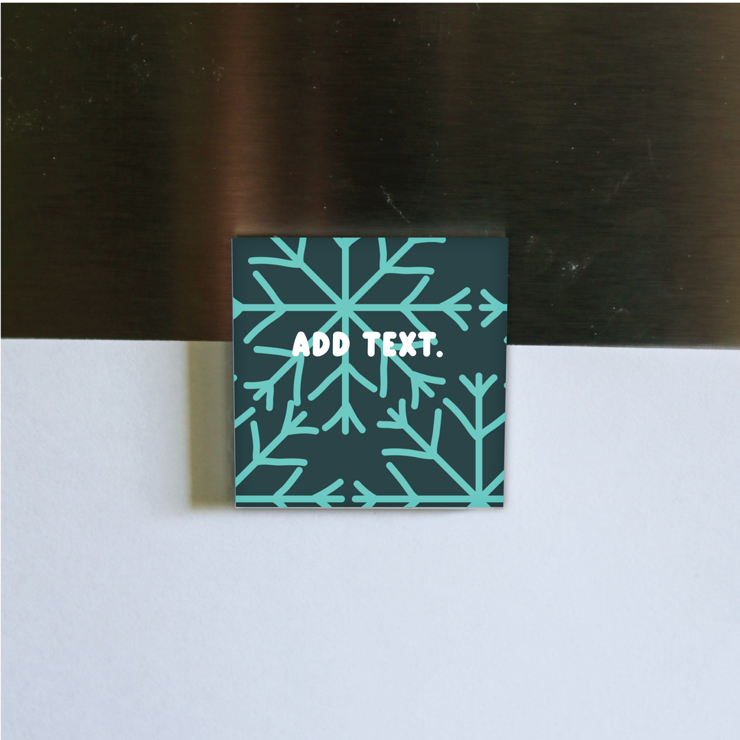 By Design: Teal Snow