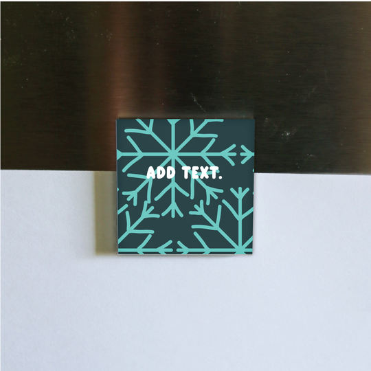 By Design: Teal Snow
