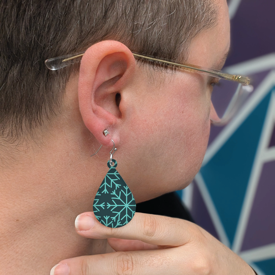 By Design: Teal Snow