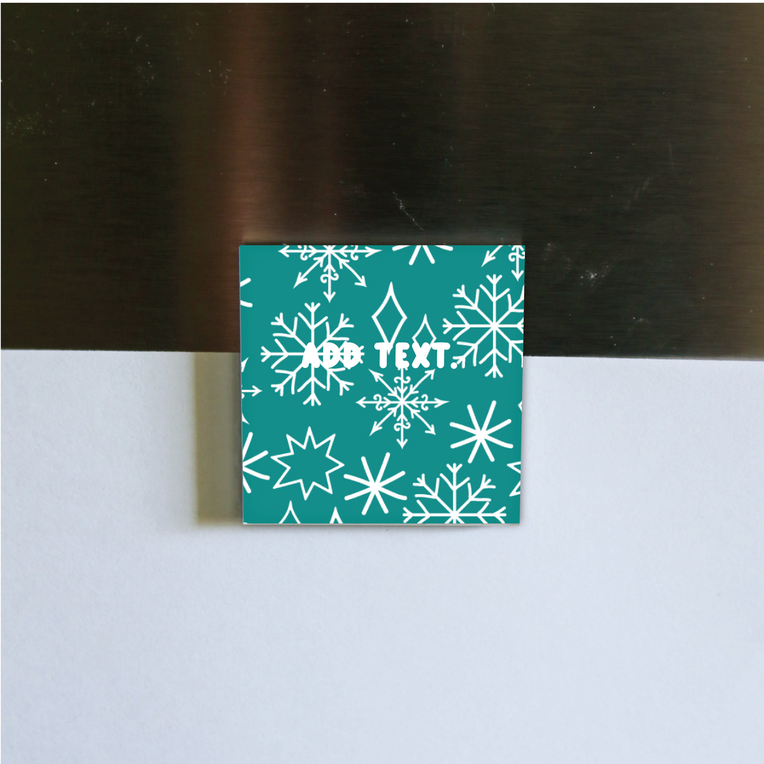 By Design: Teal Snow