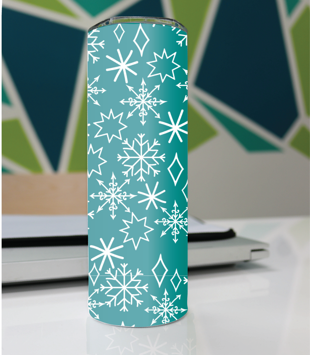 By Design: Teal Snow