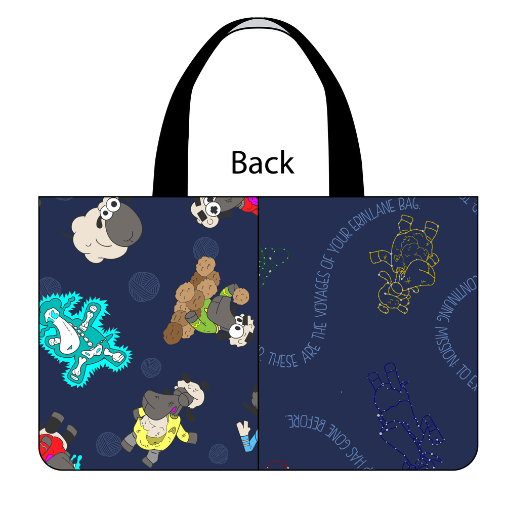 Side Kick Tote Bag in Star Trek Sheeple