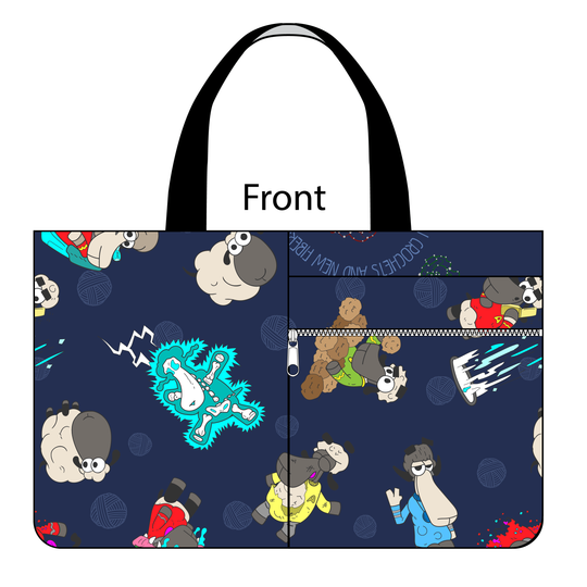 Side Kick Tote Bag in Star Trek Sheeple