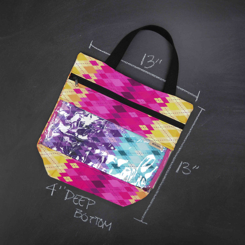 View Ewe Tote Bag in Argyle Dawn