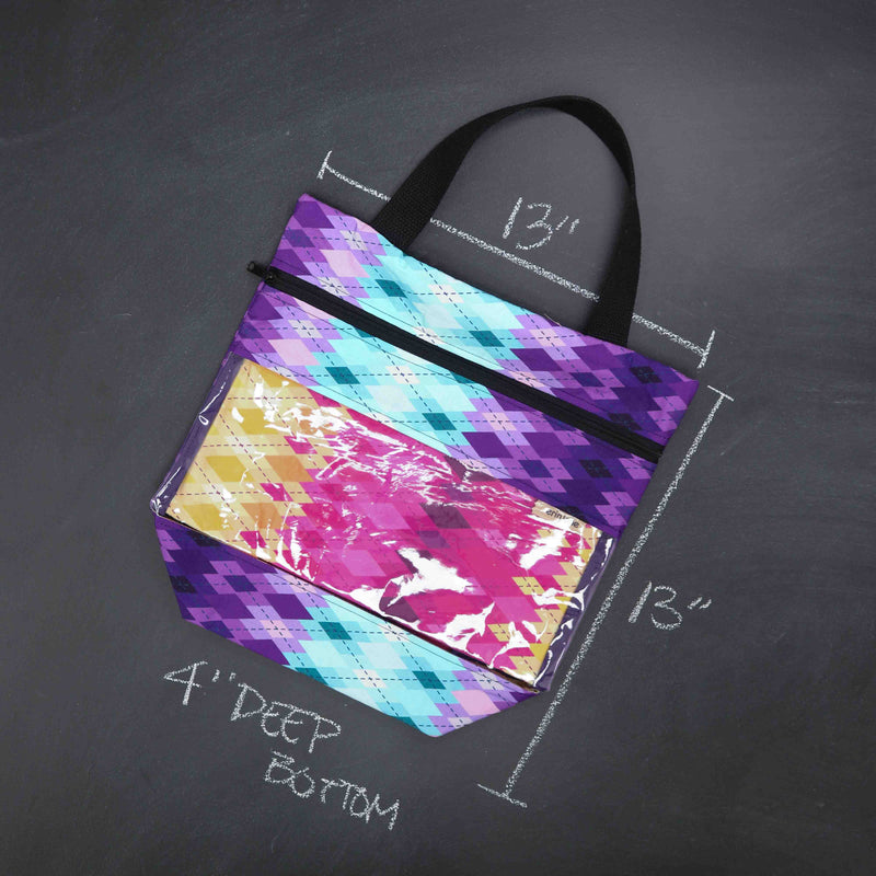 View Ewe Tote Bag in Argyle Dusk