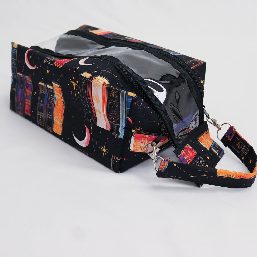 Vintage View Boxy Project Bag in Fire Flowers