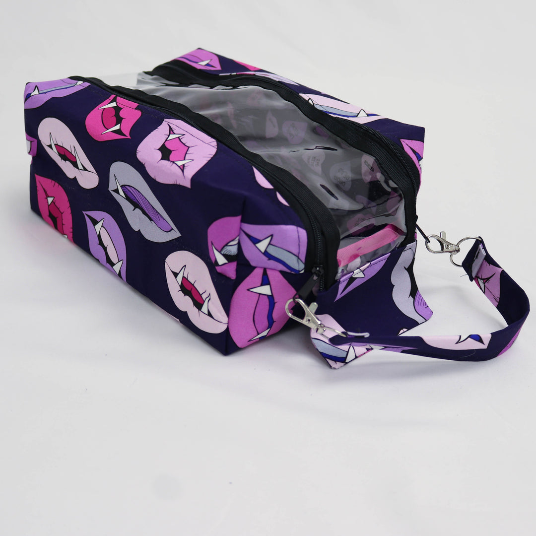 Vintage View Boxy Project Bag in Fire Flowers