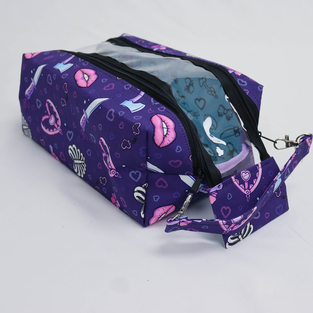 Vintage View Boxy Project Bag in Fire Flowers