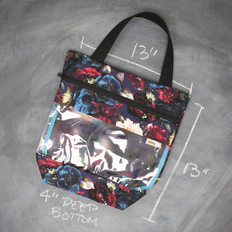 View Ewe Project Tote Bag in Obsidian Garden