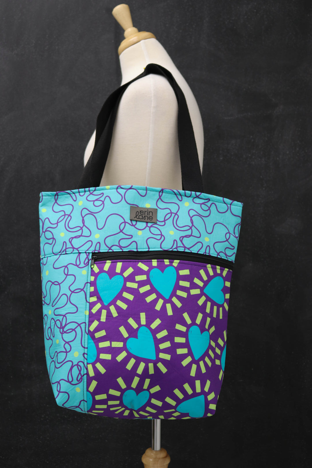 Worth Doing Library Style Tote Bag in Bodice Ripper