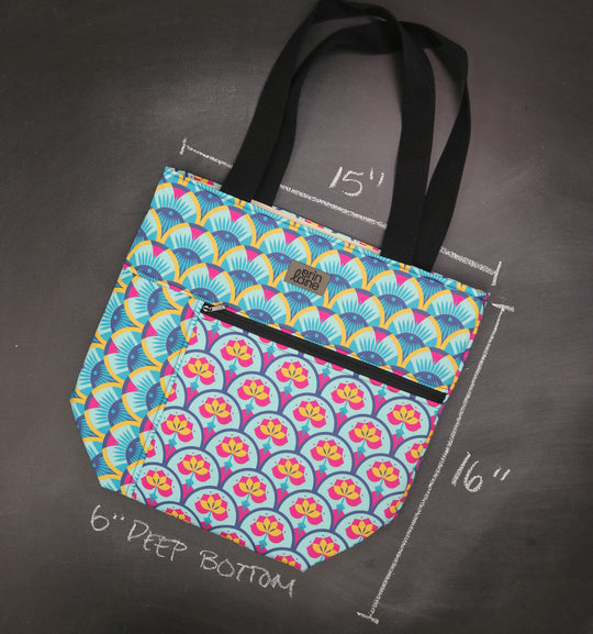 Worth Doing Library Style Tote Bag in Cruel Summer