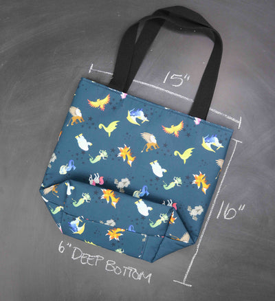 Worth Doing Library Style Tote in Fantastical Beasts