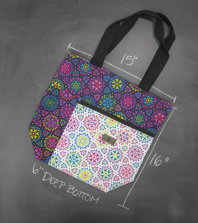 Worth Doing Library Style Tote in Captivating Kalos