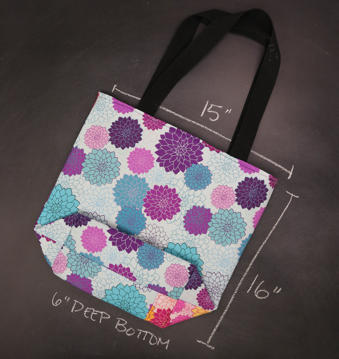 Worth Doing Library Style Tote in Meet Me at Midnight