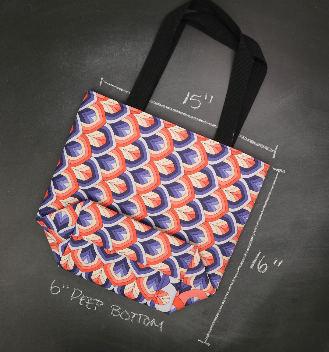 Worth Doing Library Style Tote Bag in Firelight at the Speakeasy