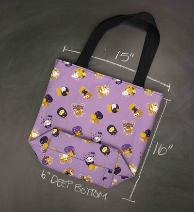 Worth Doing Library Style Tote in Starry Eyes