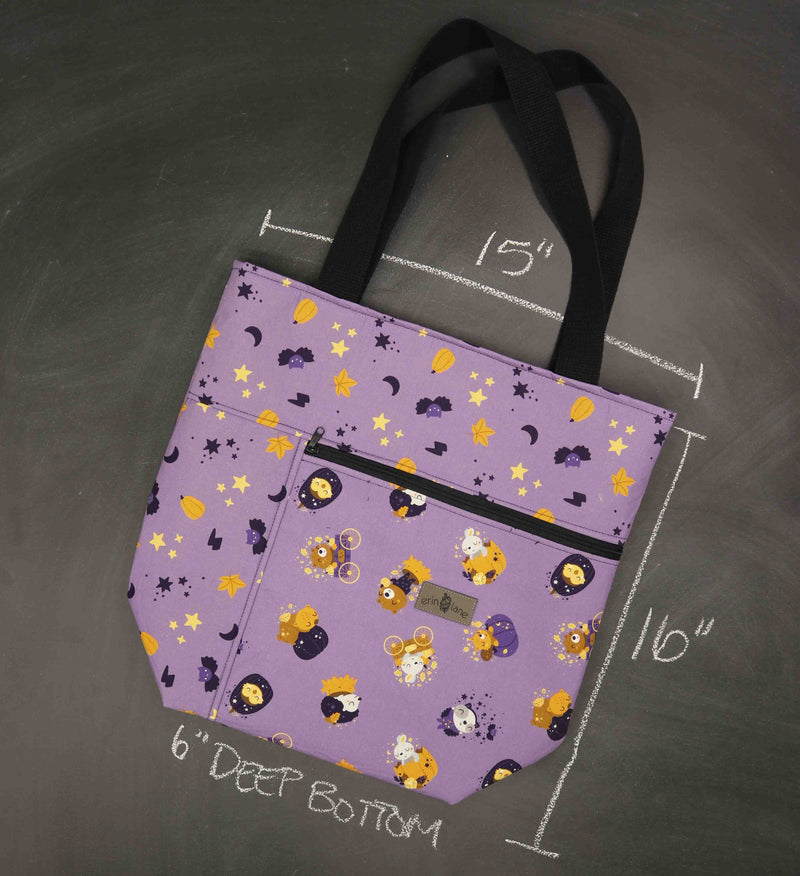 Worth Doing Library Style Tote in Starry Eyes