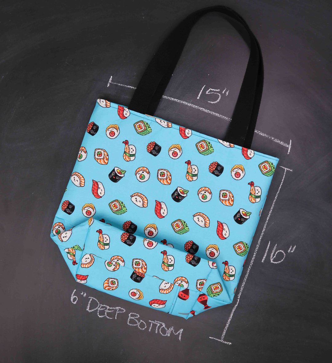 Worth Doing Library Style Tote in Just Roll with It