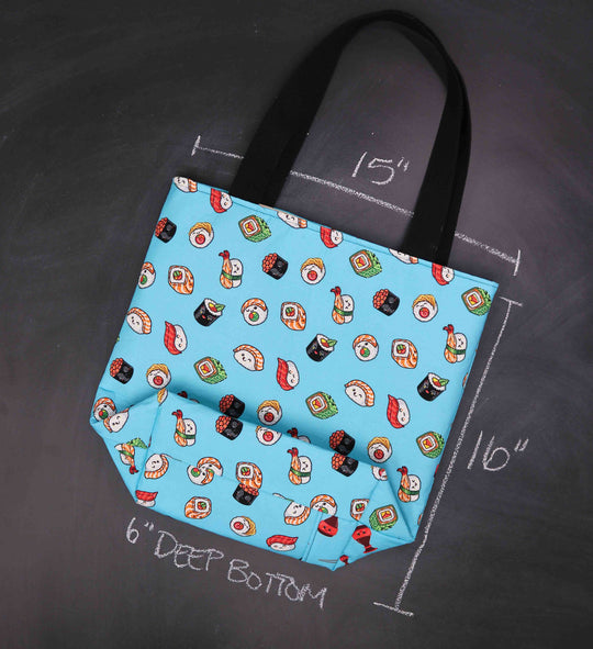 Worth Doing Library Style Tote in Just Roll with It