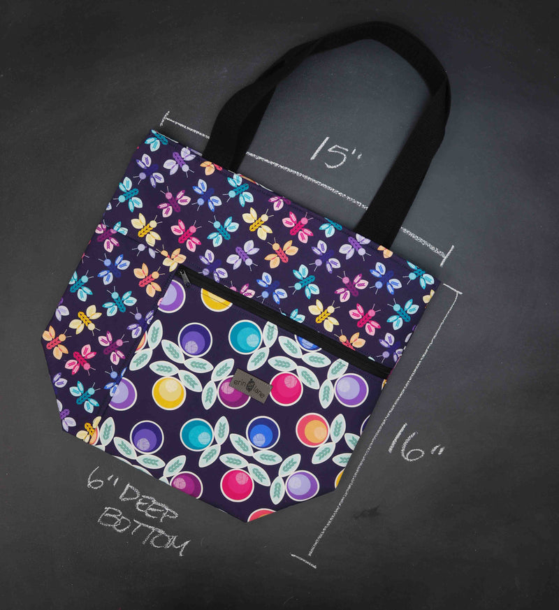 Worth Doing Library Style Tote in String Theory